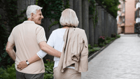SureSafe Couple Walking Woman with FallSafe