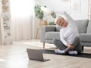 Mature Woman Doing Yoga 3