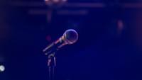 Microphone on Stage