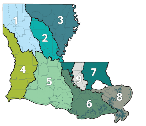 LWI Regional Map