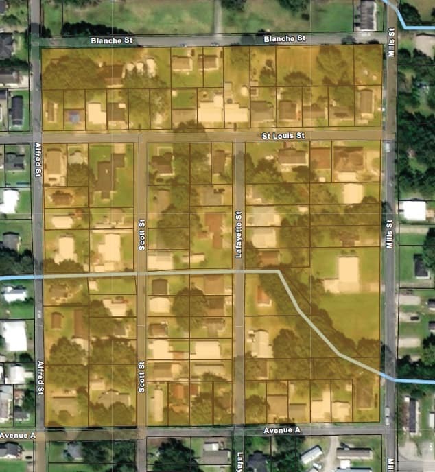 Scott Buyout Area Map