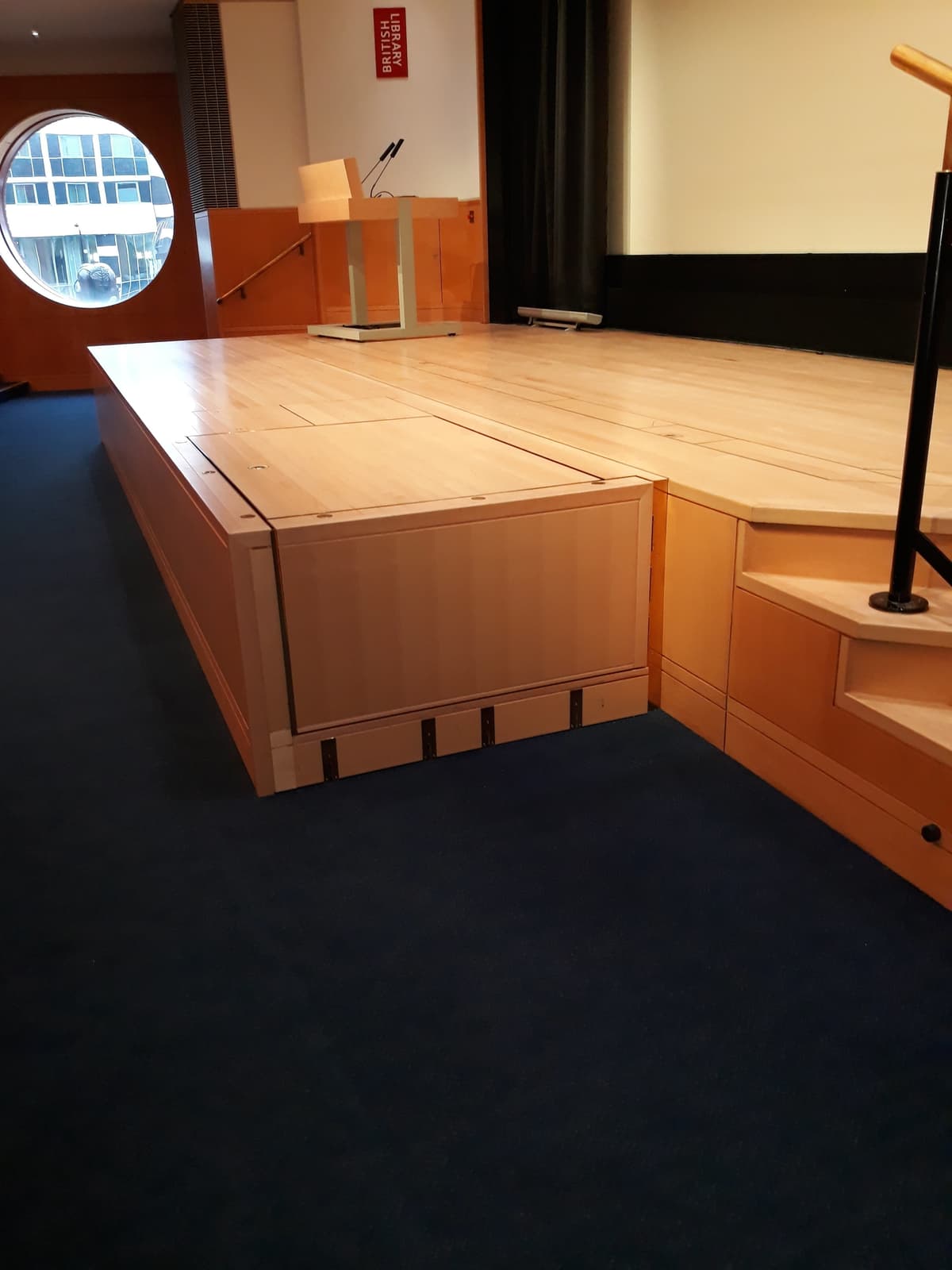 British Library Stage Lift