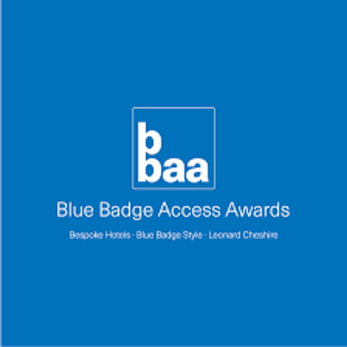 Blue Badge Access Awards 2019 logo.