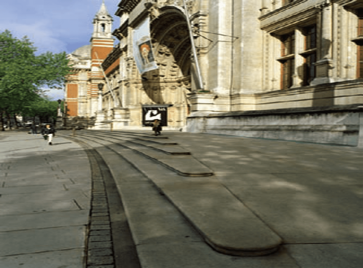 Image of a Permanent Ramp (Shallow Gradient) in a listed building.