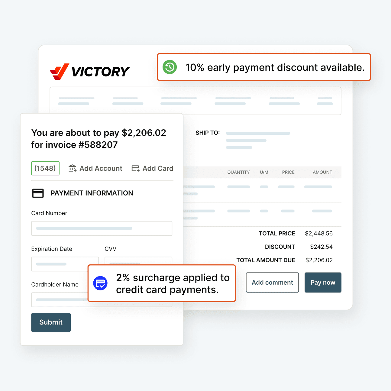 Accepting payments