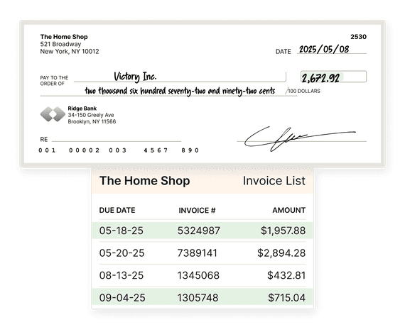 Cash application manual entry