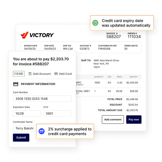 Credit card update
