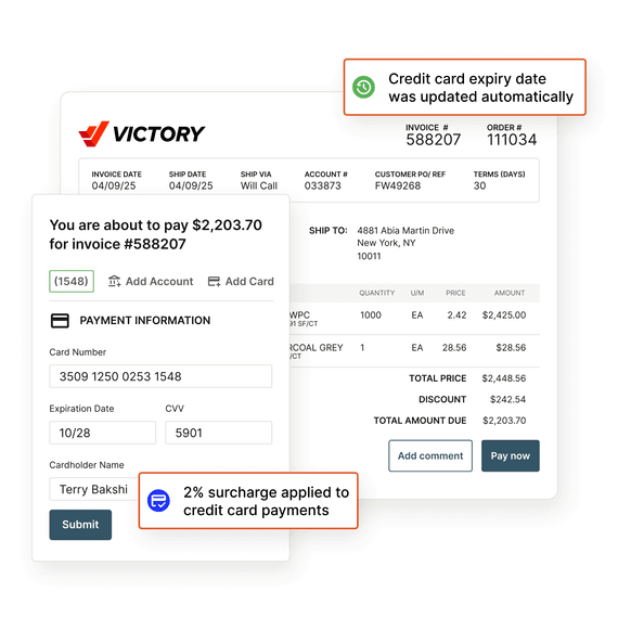 Credit card update