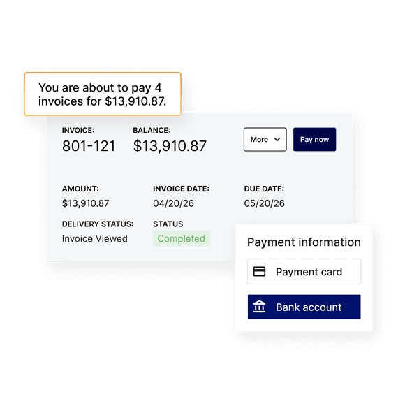 Digital invoicing Let customers pay
