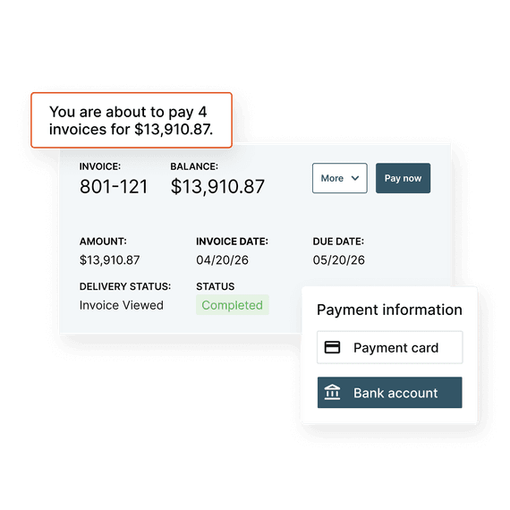 Digital invoicing Let customers pay