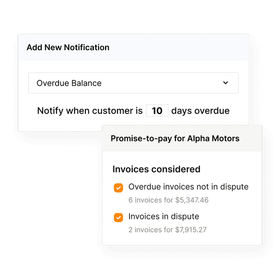 Digital invoicing automated reminders