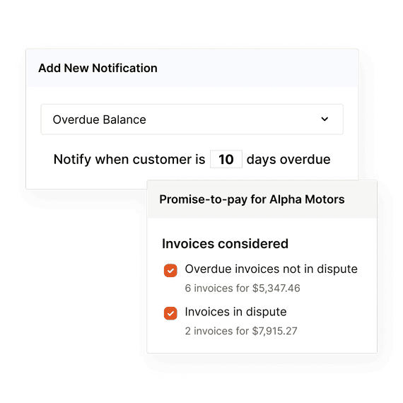 Digital invoicing automated reminders
