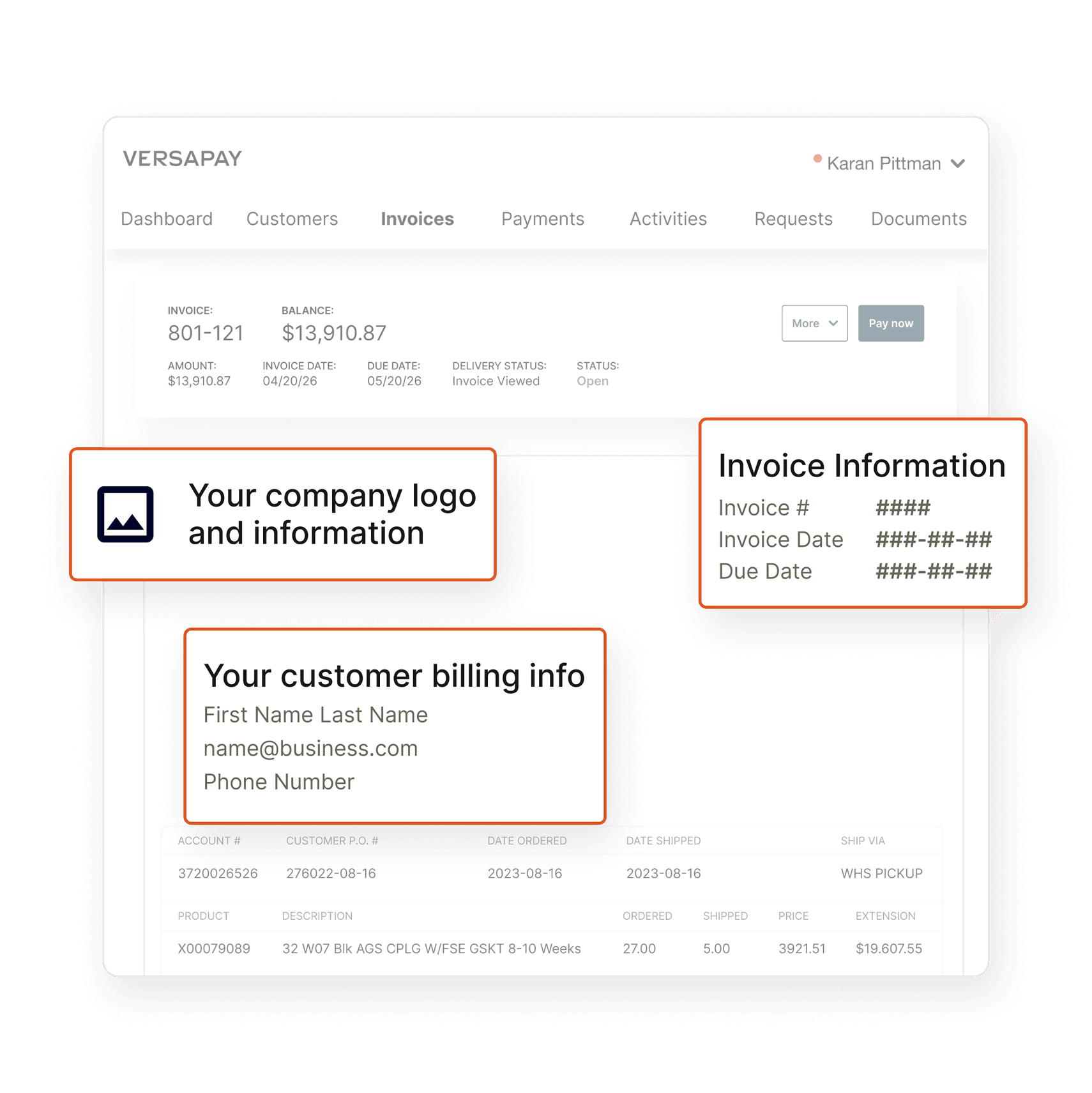 Electronic Invoice Presentment and Payment | Versapay