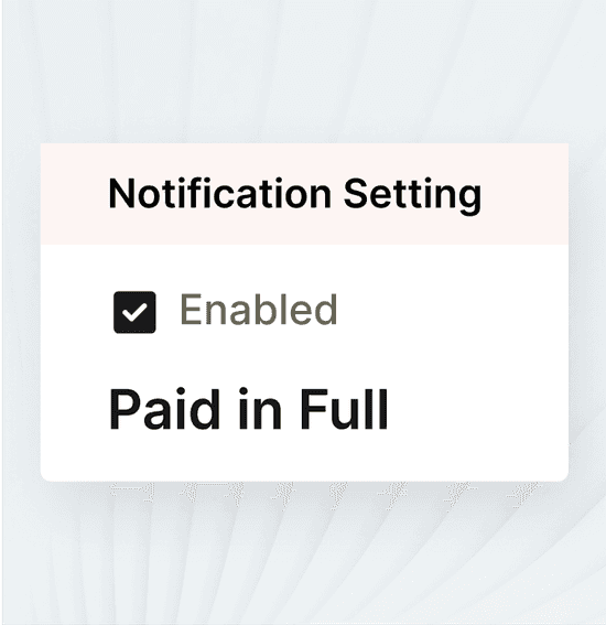 Digital payments Automated alerts