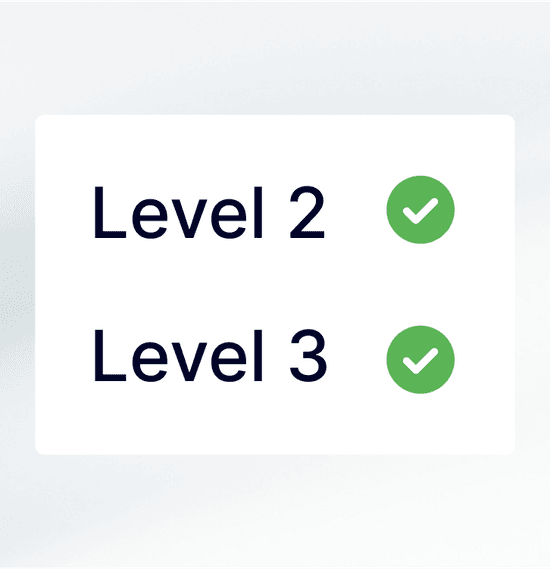 Level 2 3 Payments Grid