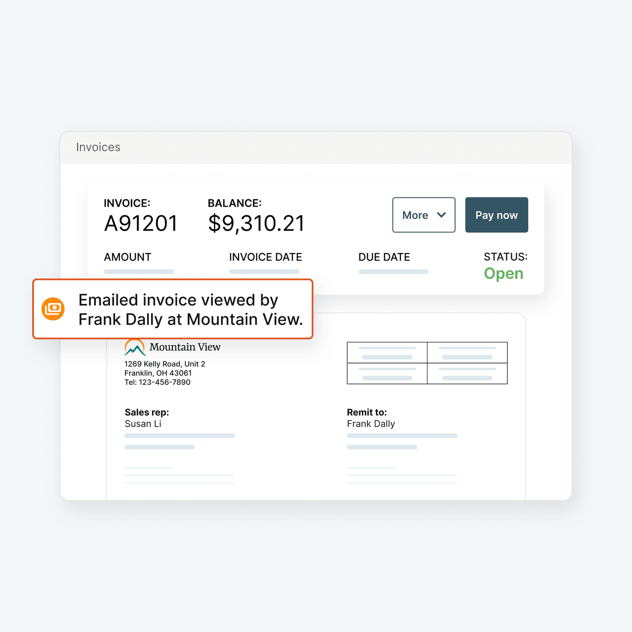 Process payment