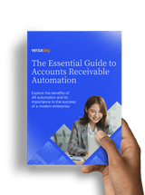Hand holding The Essential Guide to Accounts Receivable Automation