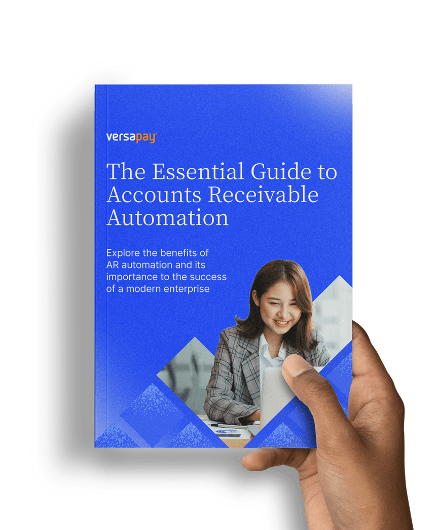 Hand holding The Essential Guide to Accounts Receivable Automation