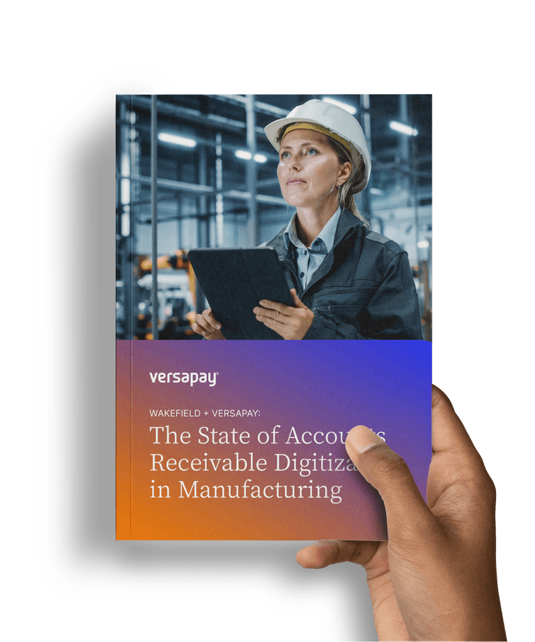 The state of accounts receivable digitization in manufacturing report cover
