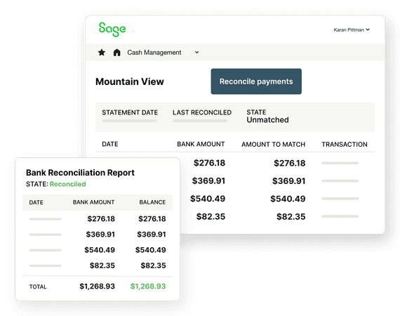 Sage ERP Product Reconiliation