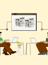 Electronic invoices shared through a collaborative accounts receivable payment portal