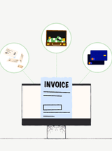 An EIPP solution with an electronic invoice