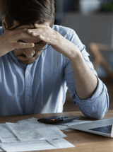 Accounts receivable professional frustrated by paper-based invoicing processes