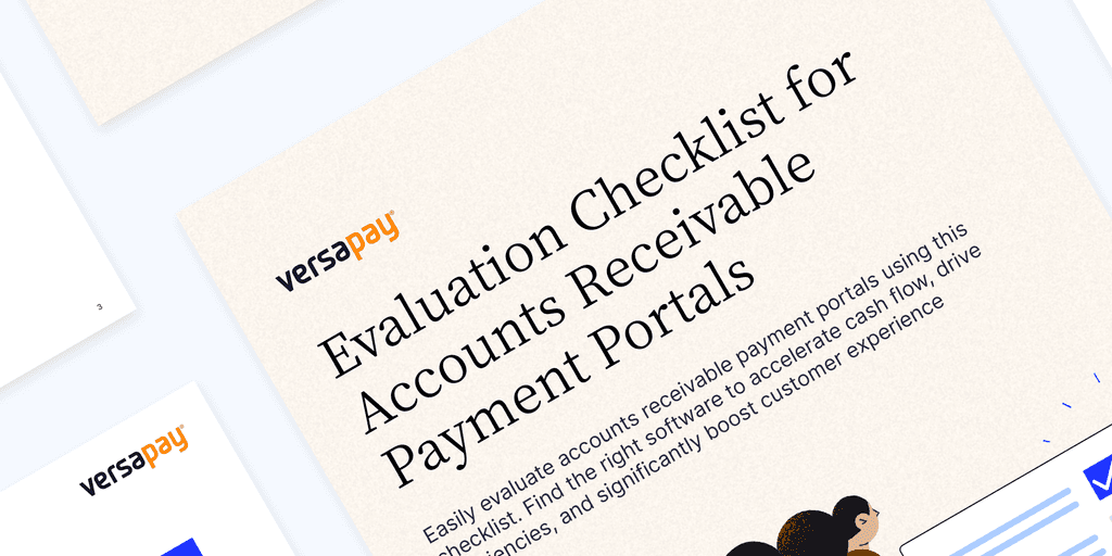 Accounts receivable payment portal evaluation checklist
