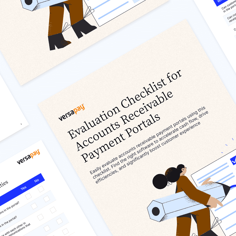 Accounts receivable payment portal evaluation checklist