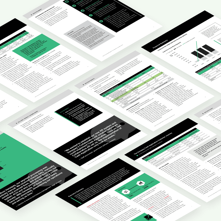 Preview of the Total Economic Impact of Versapay Cash Application study