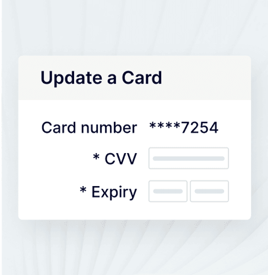 Update Payment Methods Grid