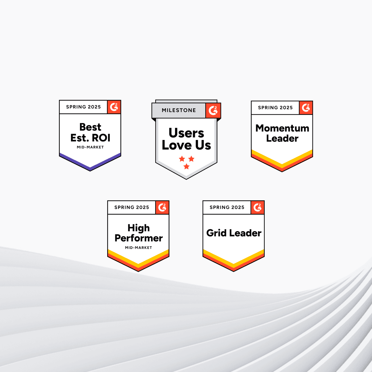 Versapay G2 Badges 2025