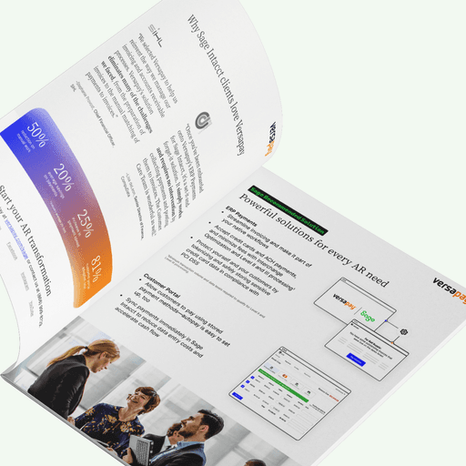 Versapay for Sage product sheet