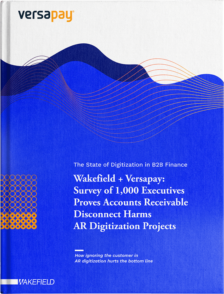 Wakefield and Versapay report cover: The state of digitization in B2B finance
