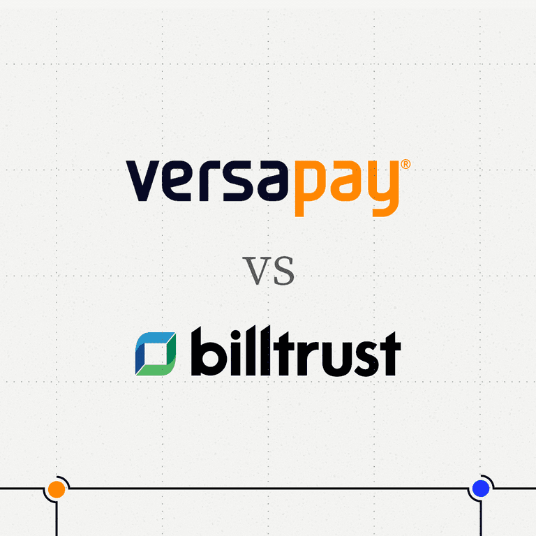 Versapay vs Billtrust logos