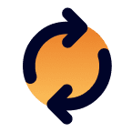 icon autorenew gradient