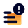 Icon data alert gradient