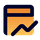 Icon table chart view gradient