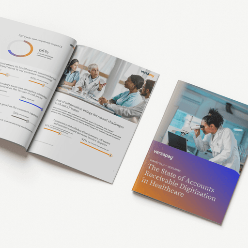 The State of Accounts Receivable Digitization in Healthcare report cover