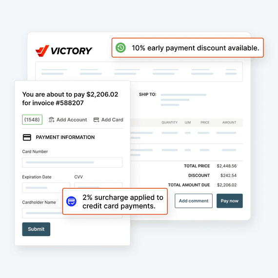 V5 Home Page Accepting Payments