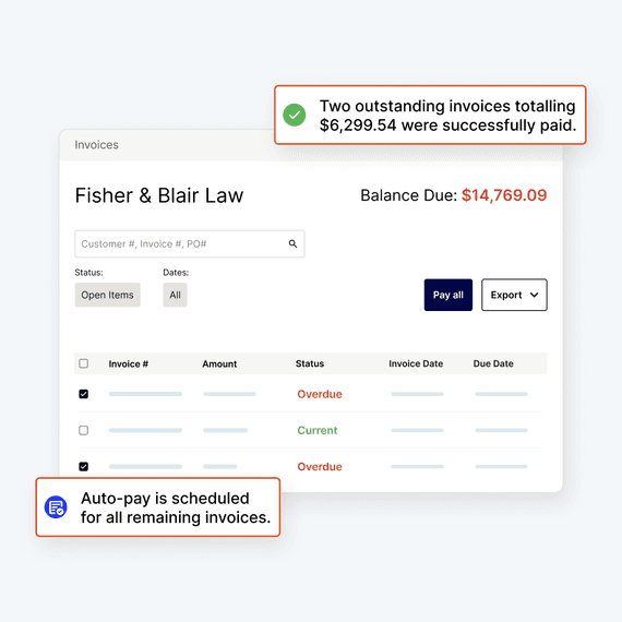 V5 Home Page Self Service Invoice Payment