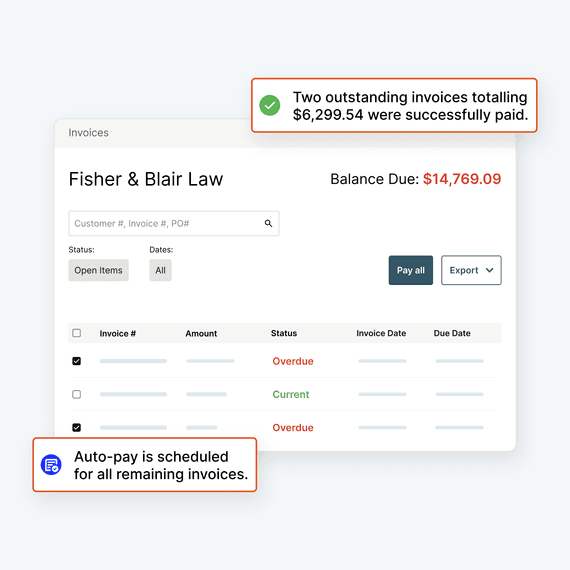 V5 Home Page Self Service Invoice Payment