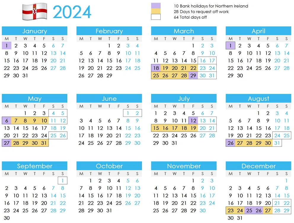 How to Maximise Annual Leave in 2024 for UK & Ireland