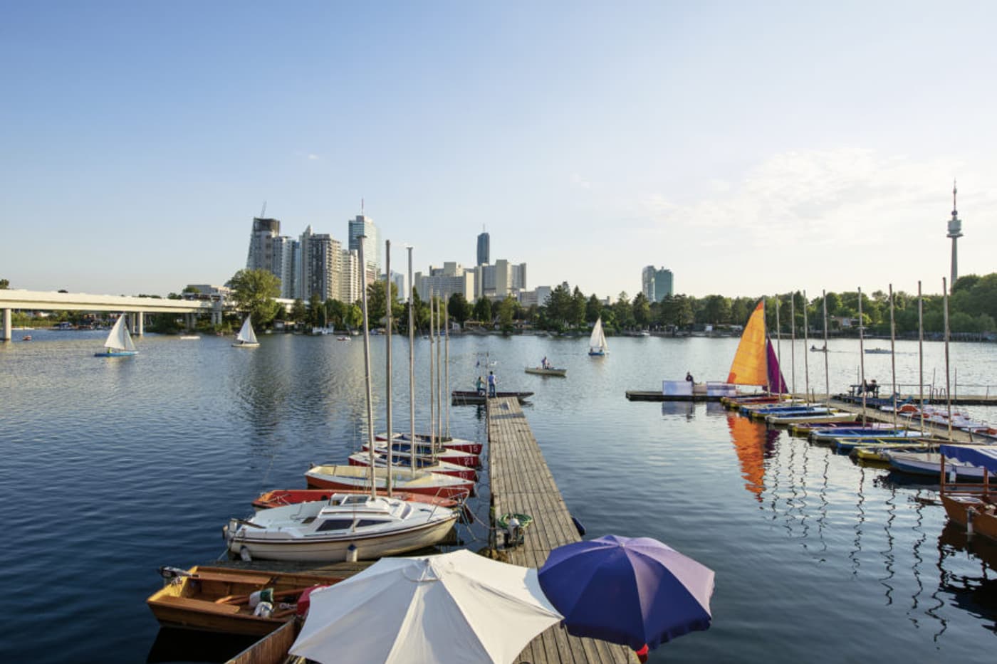 Boats on water