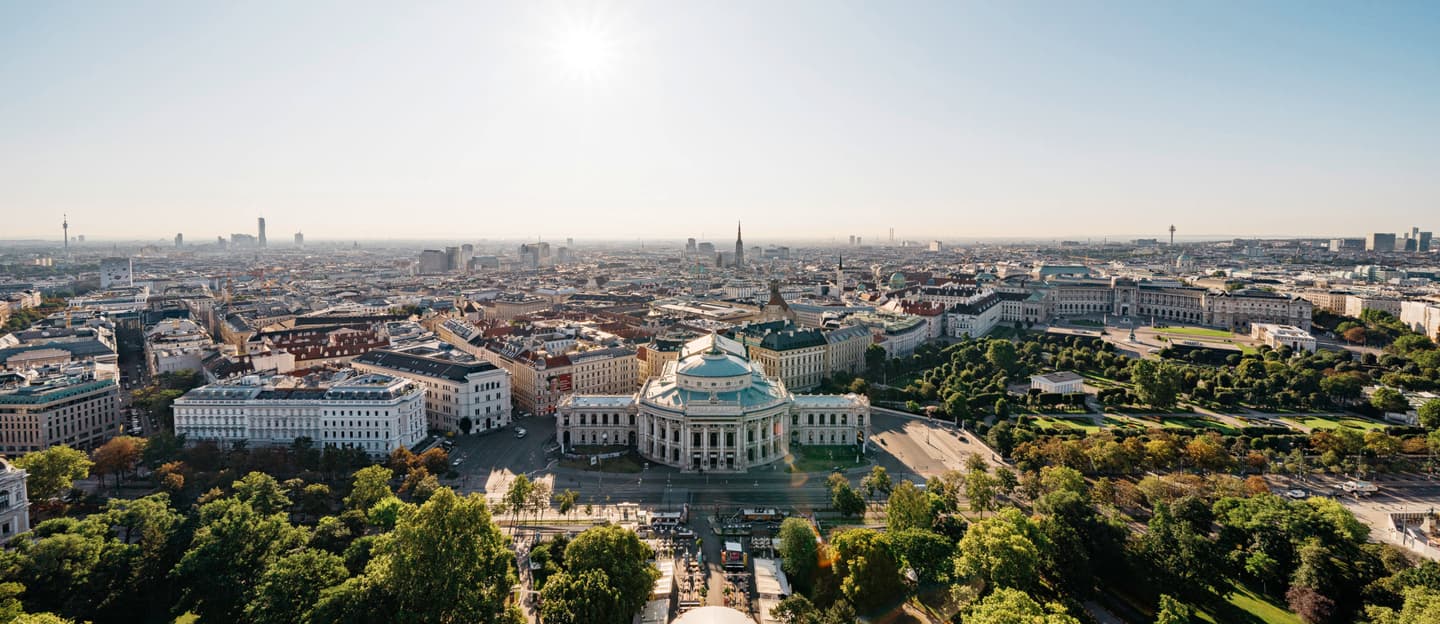 View of Vienna from above