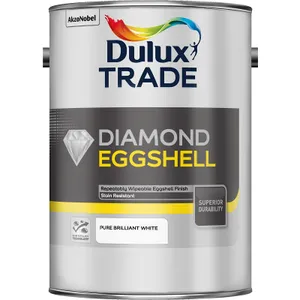 Dulux  Trade  Diamond  Eggshell  Pure  Brilliant  White
