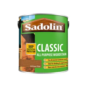 Sadolin  Classic 2 5 L  Antique  Pine 4