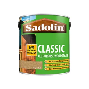 Sadolin  Classic 2 5 L  Light  Oak 4