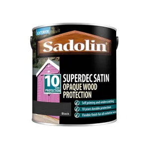 Sadolin  Superdec  Satin 2 5 L  Black 4