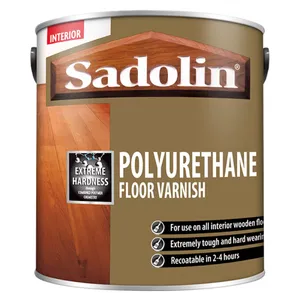 Sadolin polyurethane floor varnish 2 5 L 300